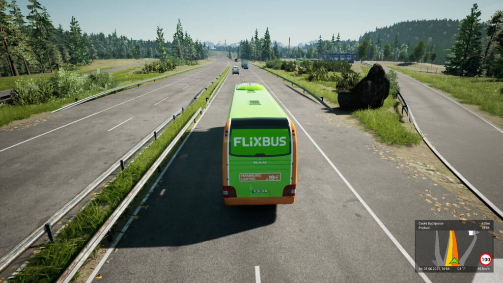 Fernbus Simulator Česká republika - dálnice