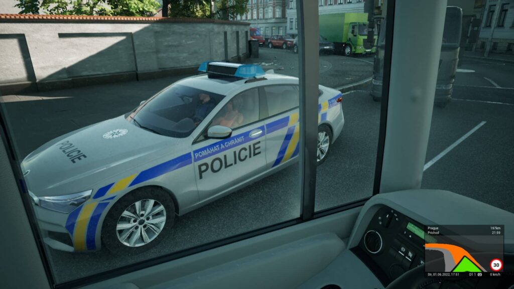Fernbus Simulator Česká republika - policejní auto
