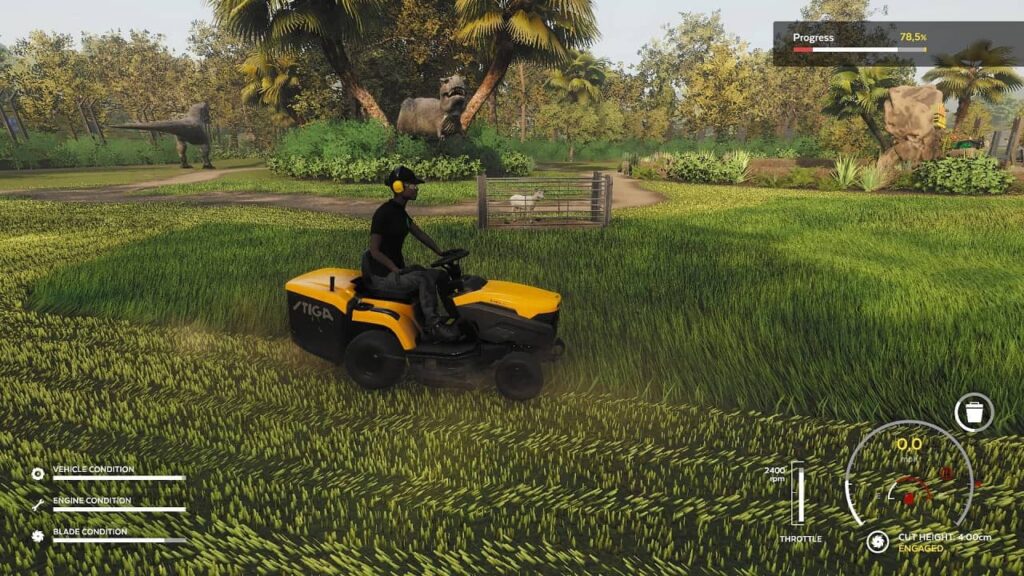 Lawn Mowing Simulator Dino Safari - ohrada