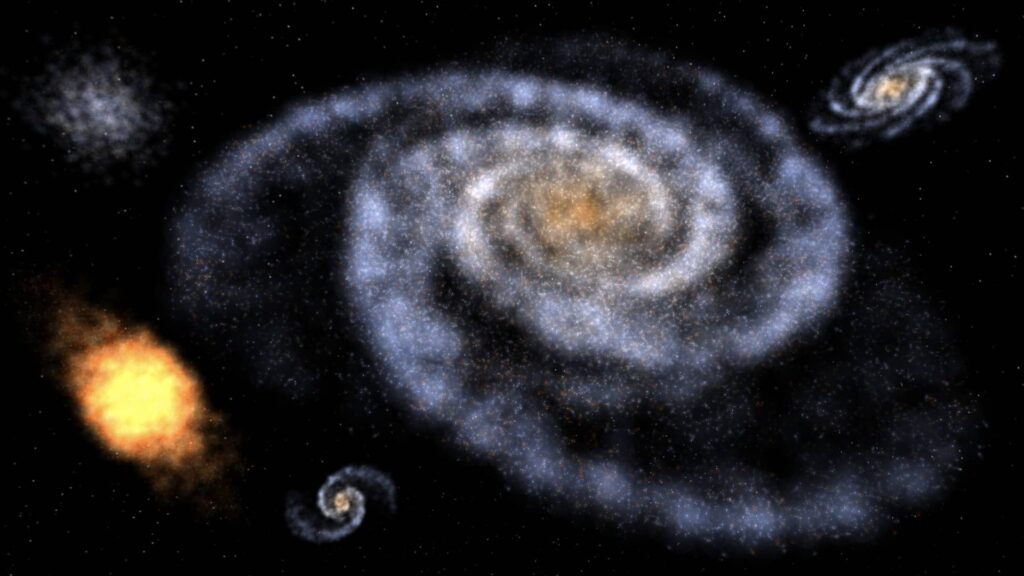 Universe Sandbox - galaxie