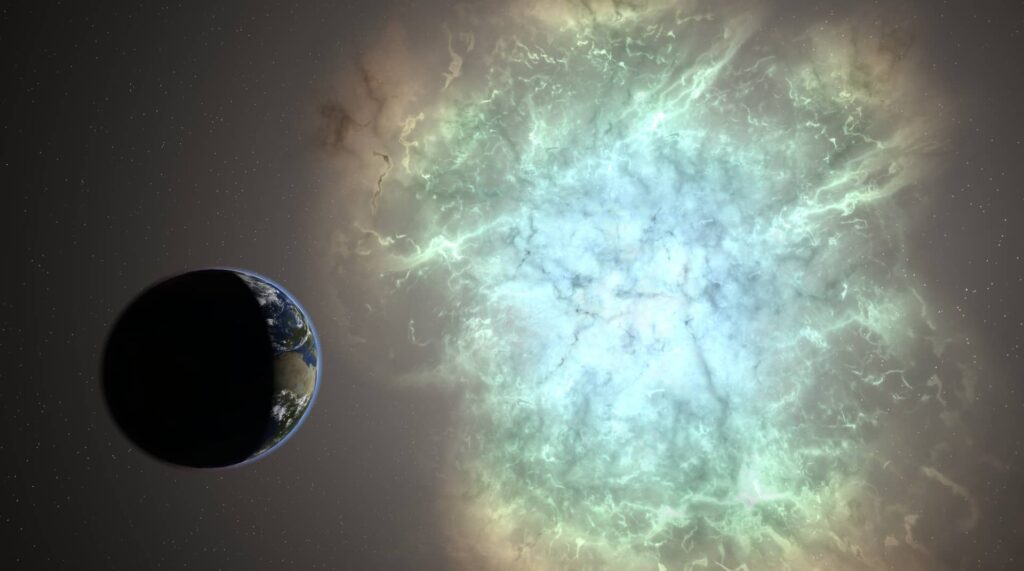Universe Sandbox - supernova