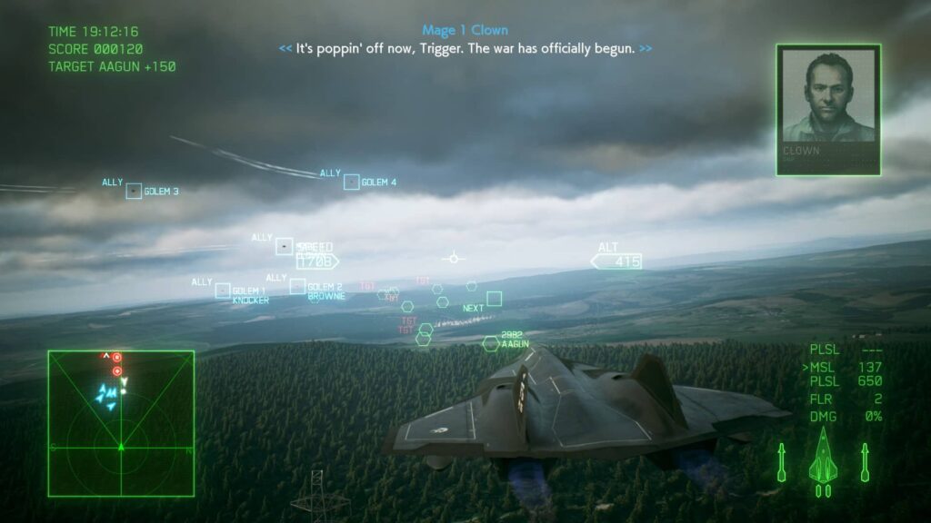Ace Combat 7 Skies Unknown - nepřátelé