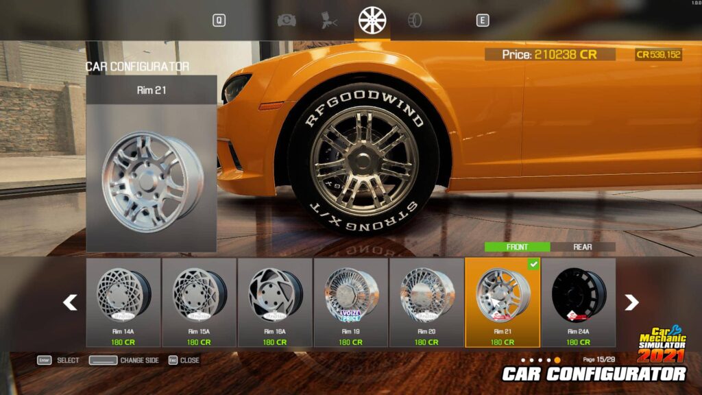 Car Mechanic Simulator 2021 – configurátor