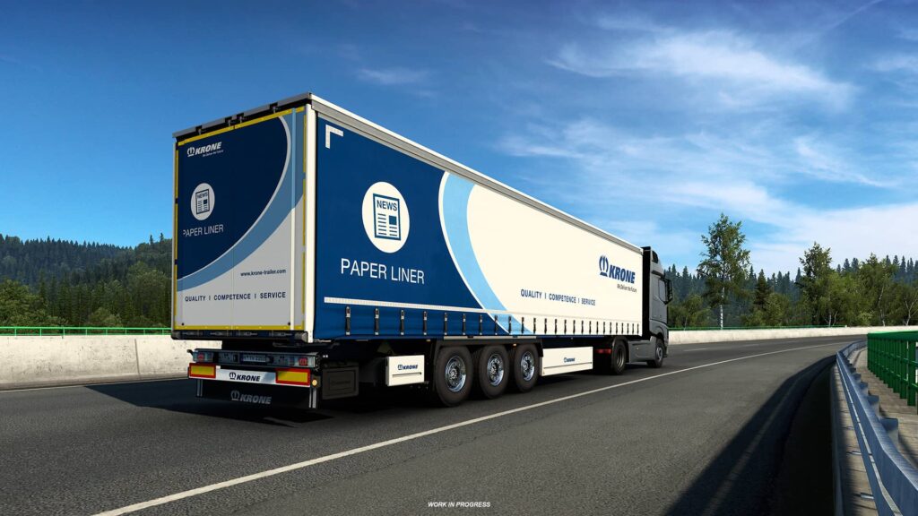 ETS2 1.45 - Paper Liner