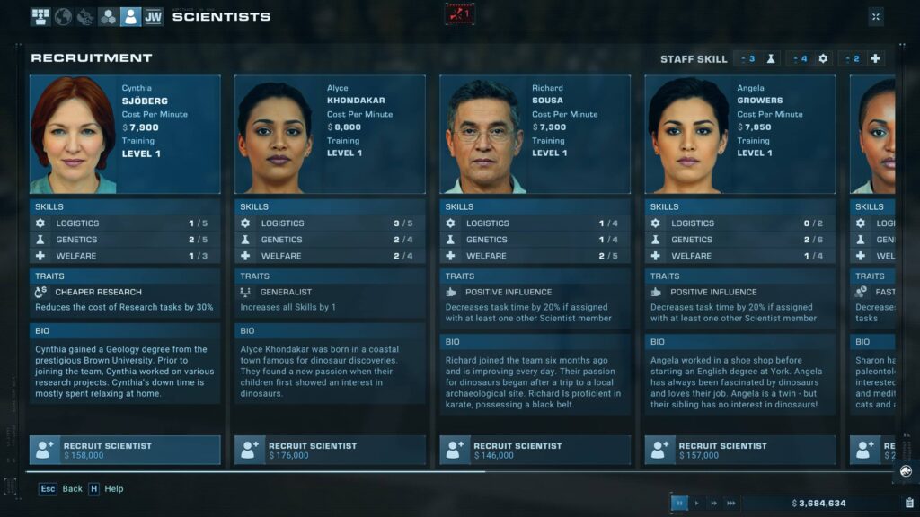 Jurassic World Evolution 2 – verbování lidí
