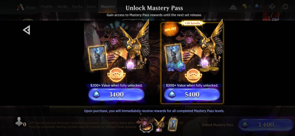 Magic The Gathering Arena – Mastery Pass