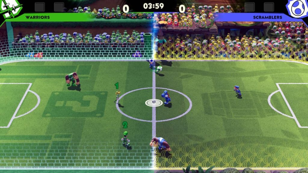 Mario Strikers Battle League – herní hřiště