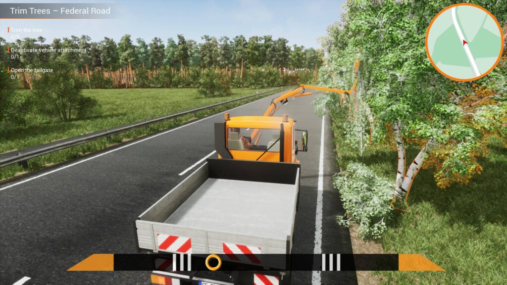 Road Maintenance Simulator - úprava zeleně