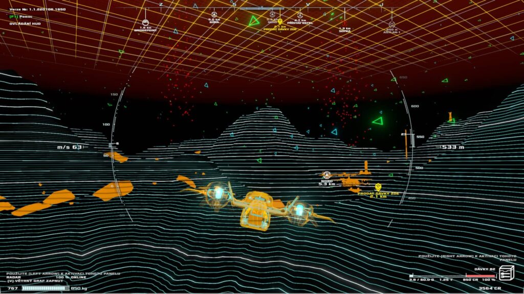 Frontier Pilot Simulator - druhý pohled