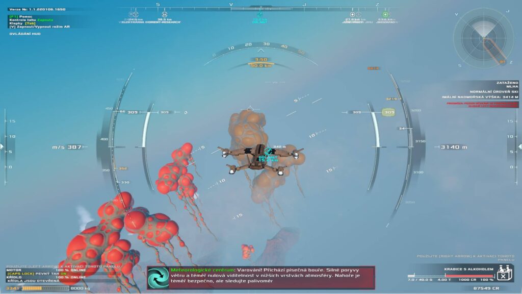 Frontier Pilot Simulator - svět