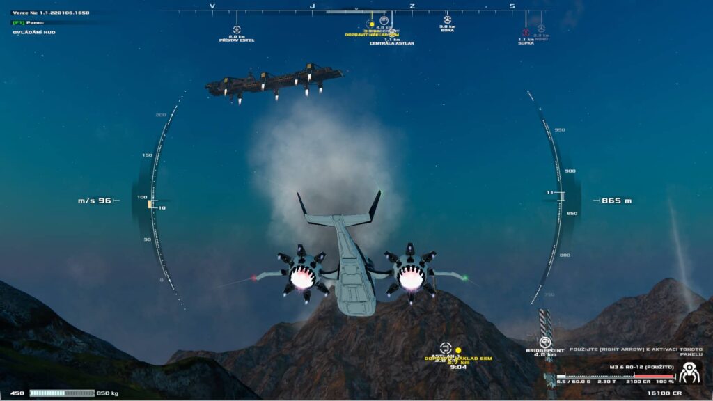 Frontier Pilot Simulator - velká loď