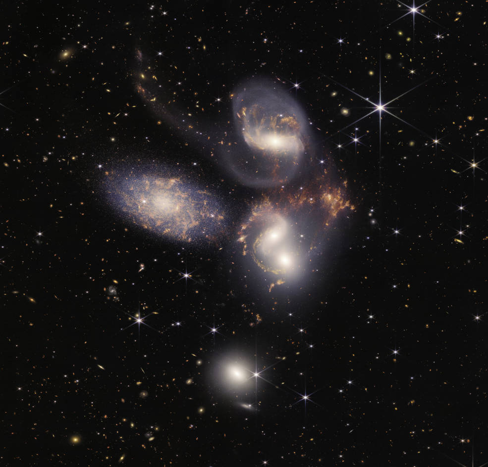 James Webb Space Telescope - Stephanův kvintet