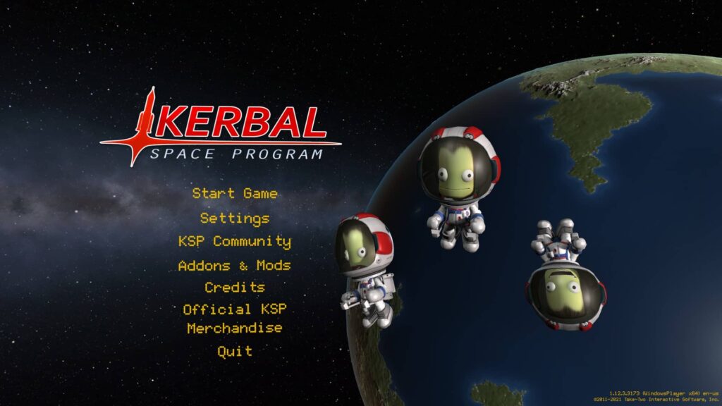 Kerbal Space Program - Menu