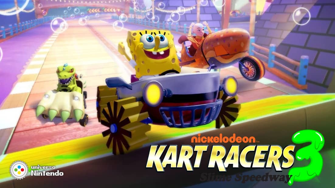 Nickelodeon Kart Racers 3 Slime Speedway - Cover