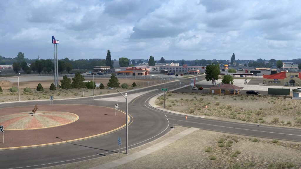 ATS Montana - kruhový objezd
