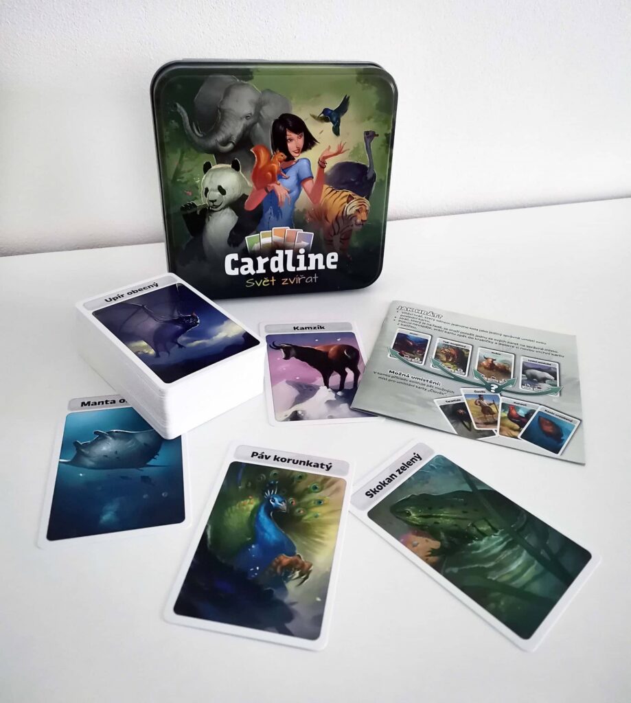 Cardline Svět zvířat – obsah balení