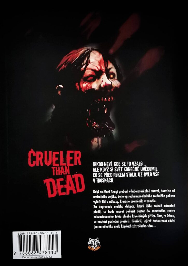 Crueler than Dead 1 – zadní strana