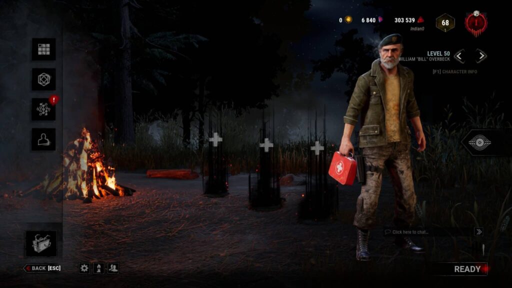 Dead by daylight - William Bill Overbeck