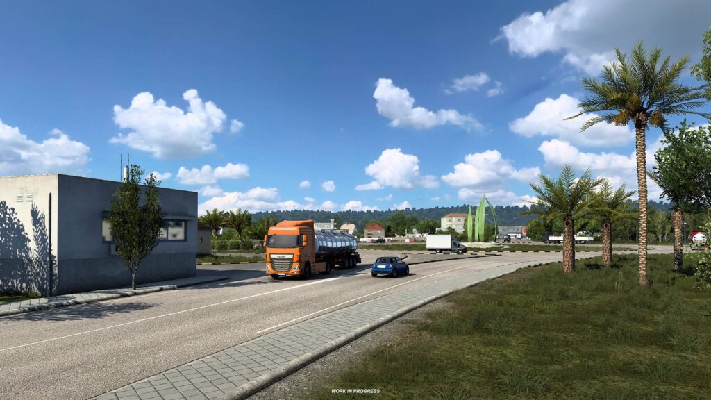 ETS2 West Balkans - oranžový tahač