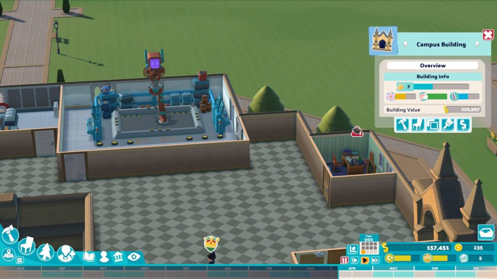 Two Point Campus – robotika