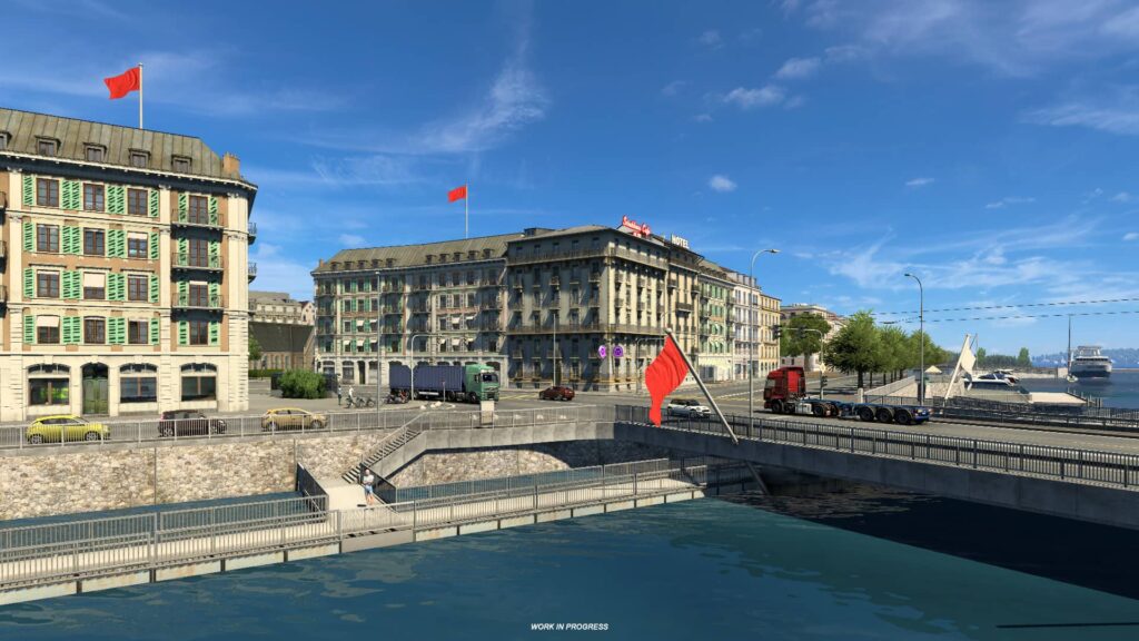 ETS2 - pravděpodobně švýcarské město