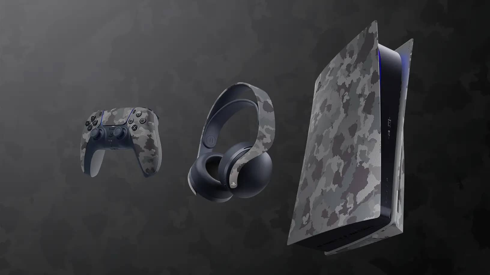 PlayStation 5 – Gray Camouflage Collection