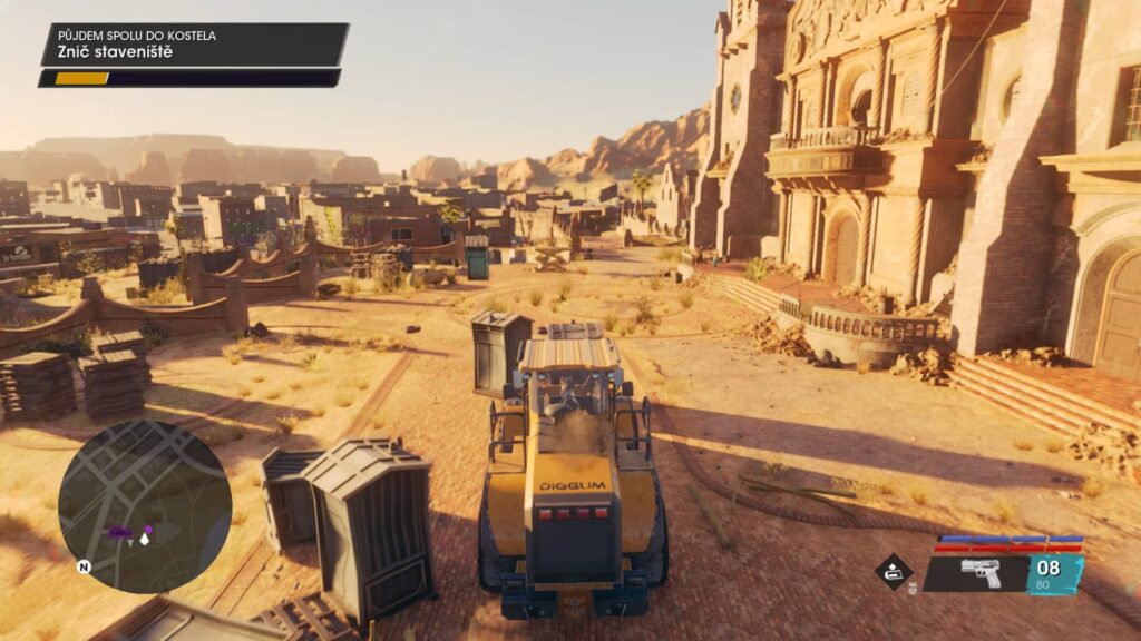 Saints Row - buldozer