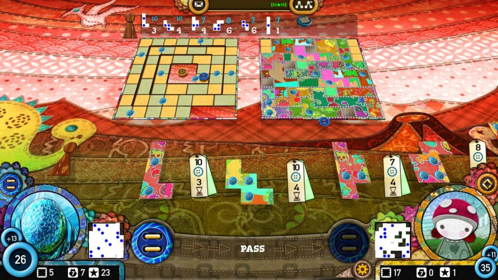 Patchwork digitální verze – Výběr dílků