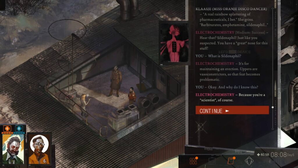 Disco Elysium – Elektrochemie