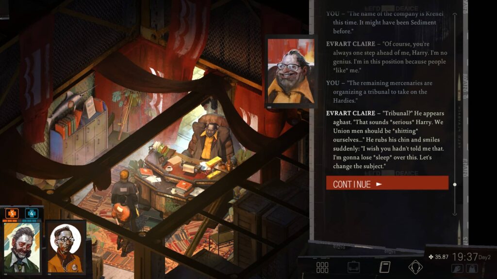 Disco Elysium – Pan Evrart