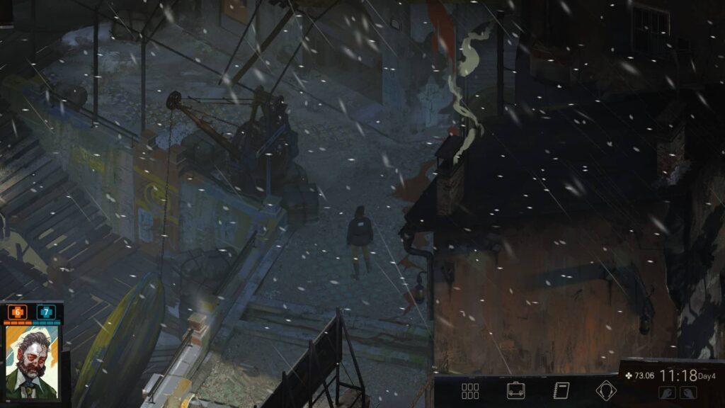Disco Elysium – Sněží