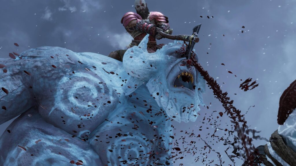 God of War Ragnarök – krvácení z nosu