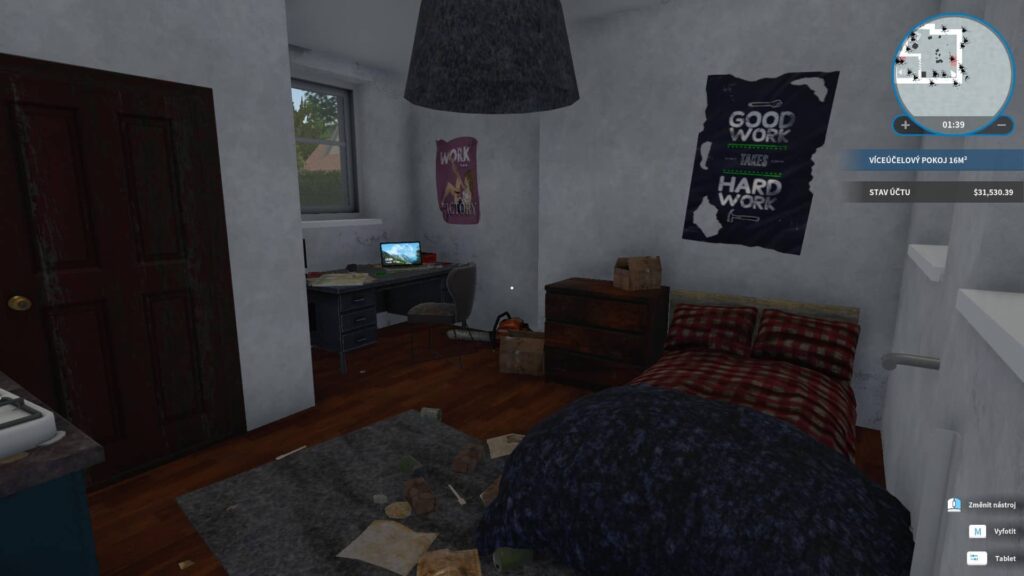 House Flipper - naše skromná kancelář