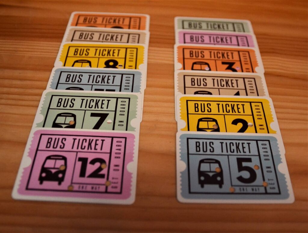 Nastupovat, prosím - kartičky autobusu