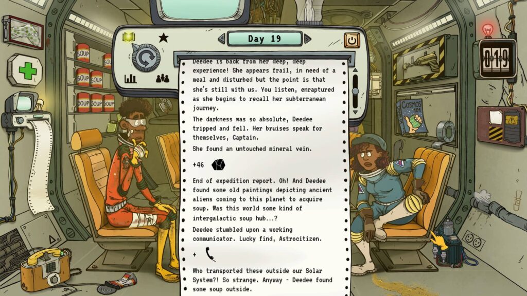 60 Parsecs – Návrat z expedice