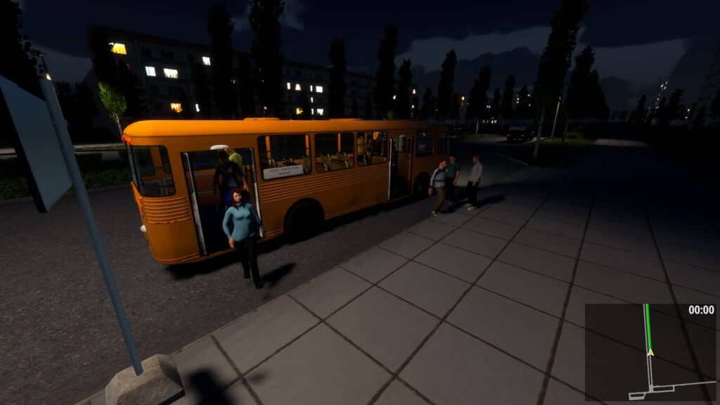 Bus World - noční jízda