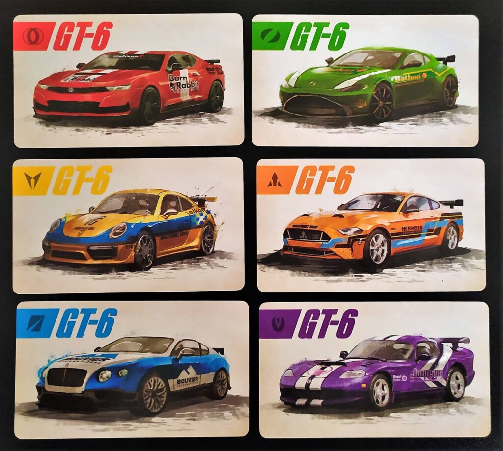Rallyman GT – karty aut