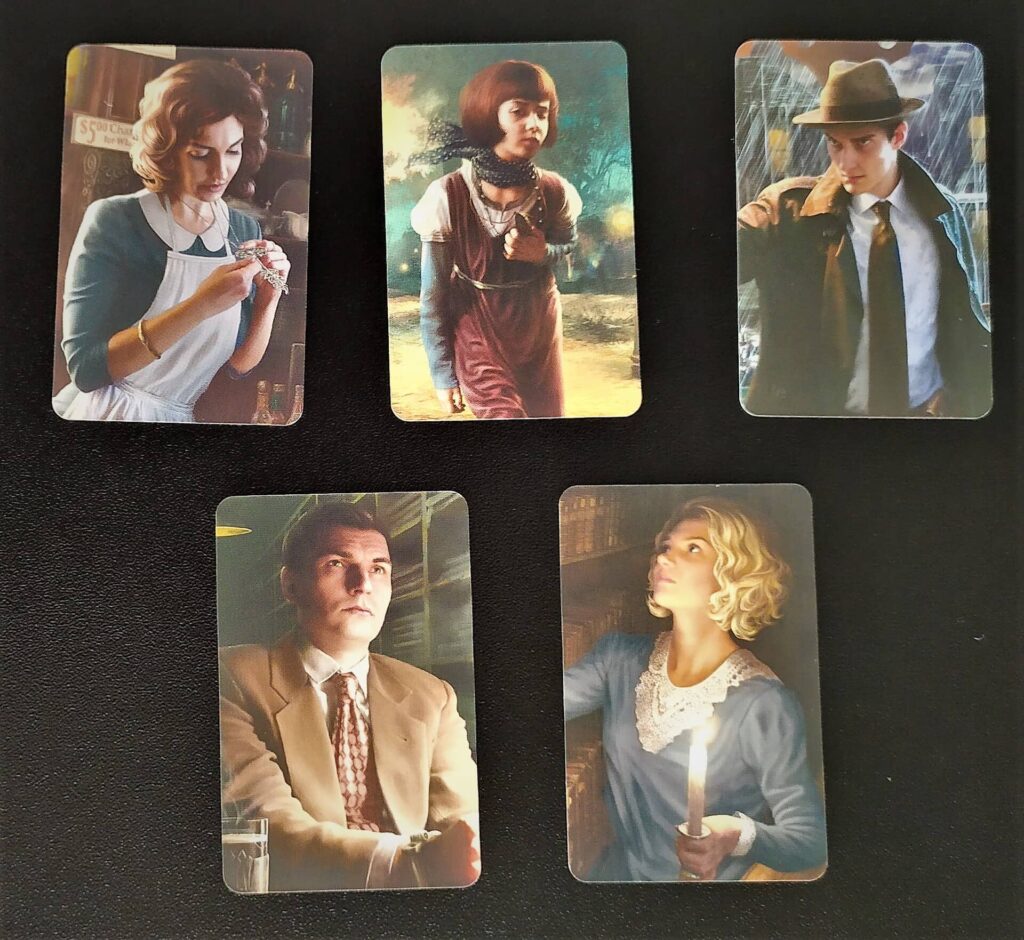 Arkham Horror Karetní hra - postavy