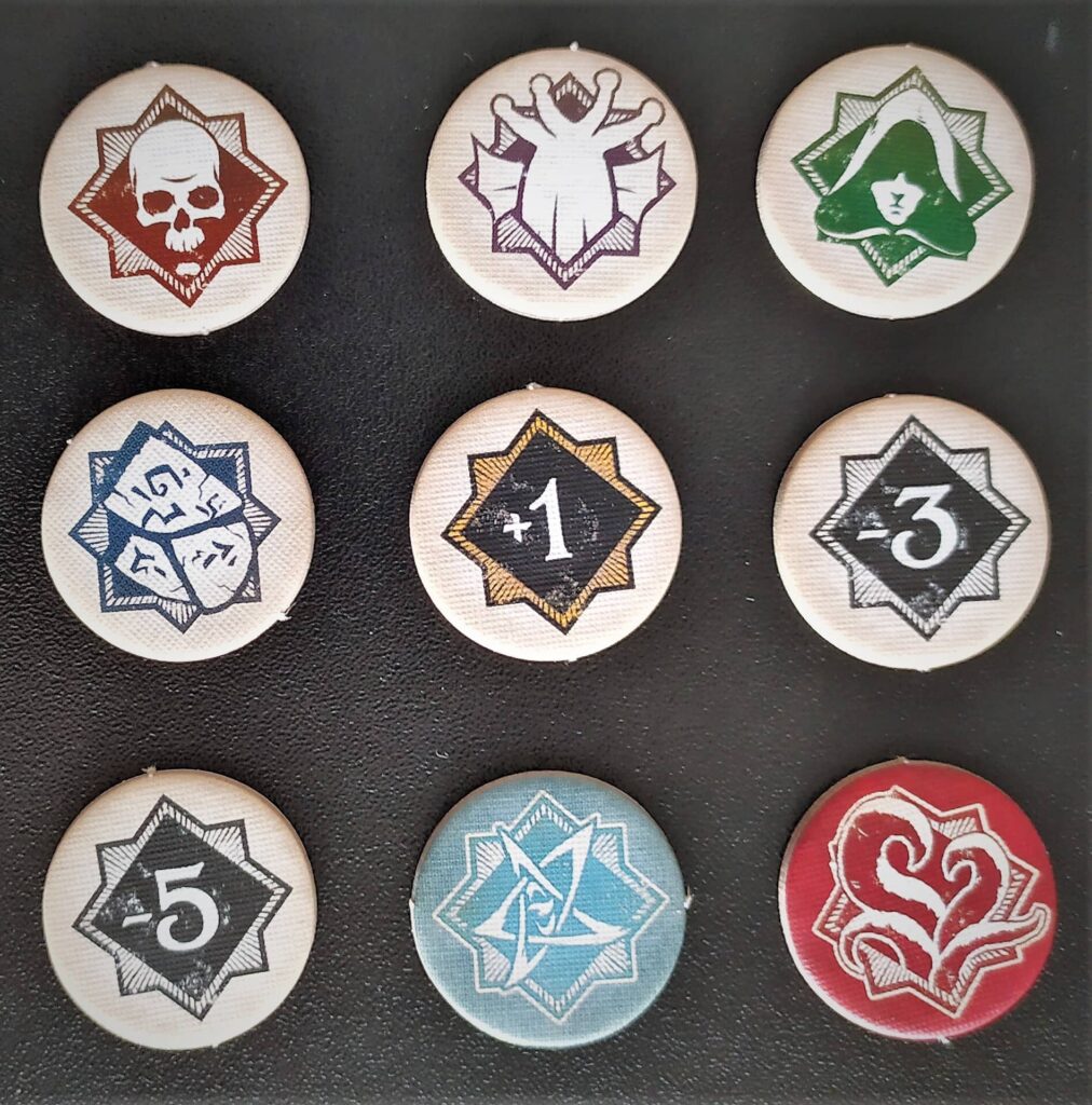 Arkham Horror Karetní hra - velké žetony
