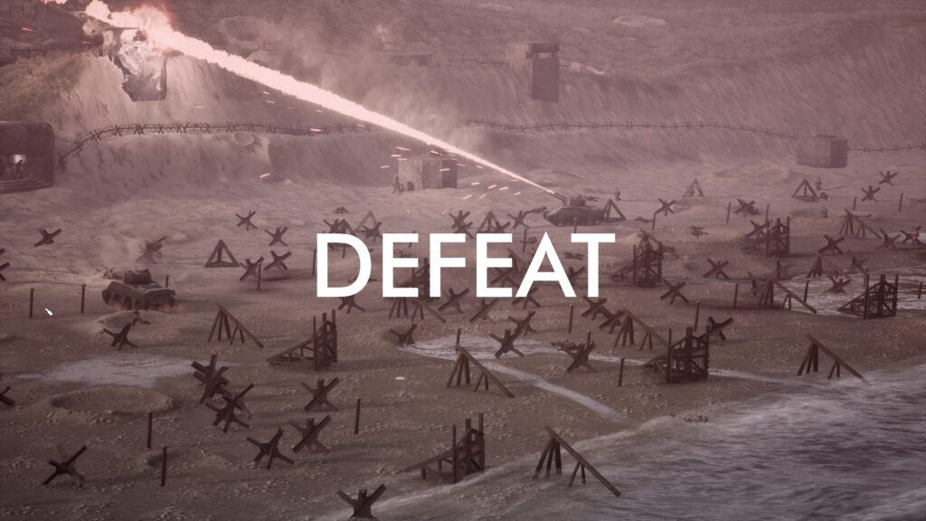 Beach Invasion 1944 defeat