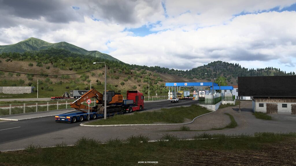 ETS2 West Balkans - malý hraniční přechod
