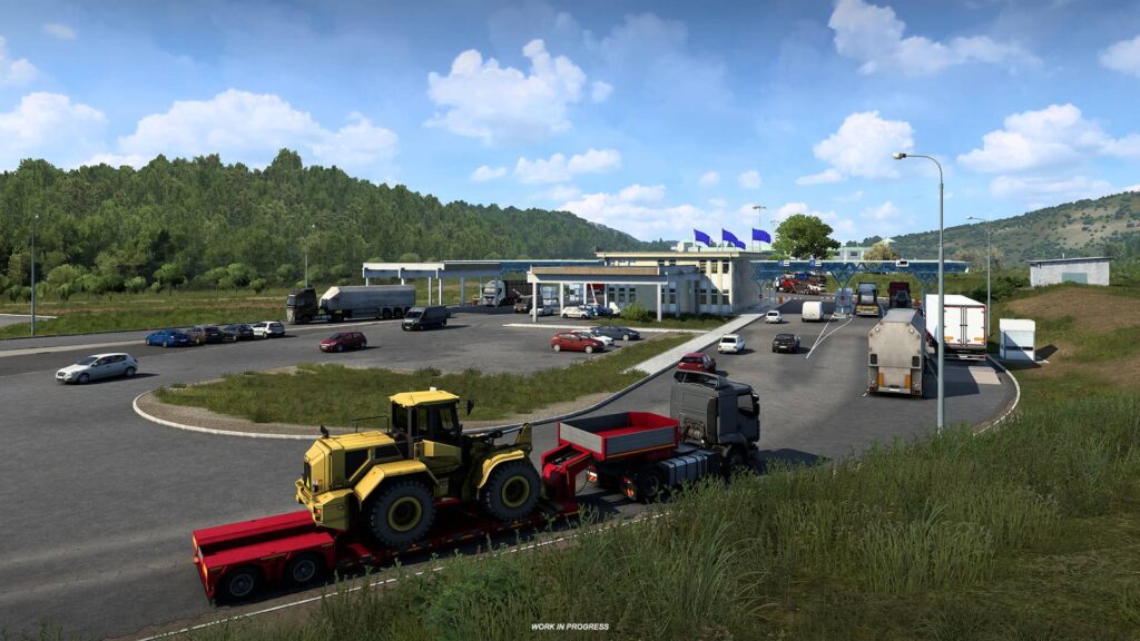 ETS2 West Balkans - modré vlajky