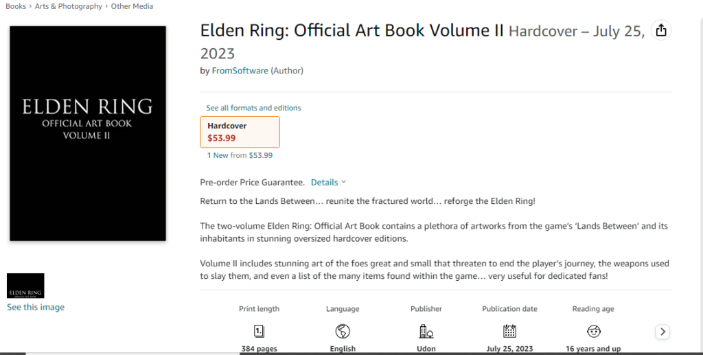 Elden Ring – artbook