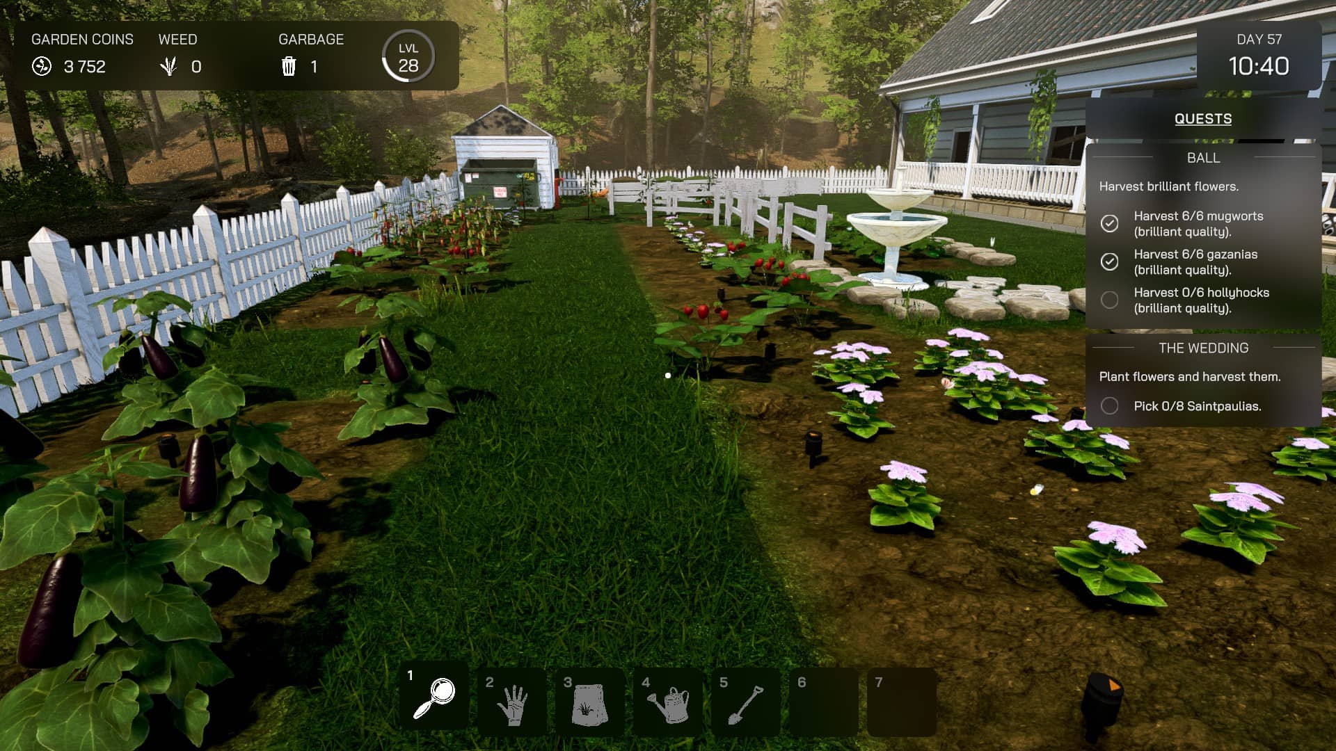 Garden Simulator - rozkvetlá zahrada