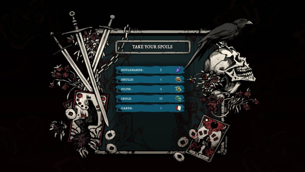 Nadir A Grimdark Deckbuilder – kořist