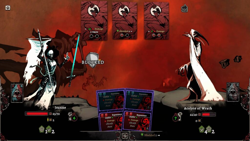 Nadir A Grimdark Deckbuilder – štít