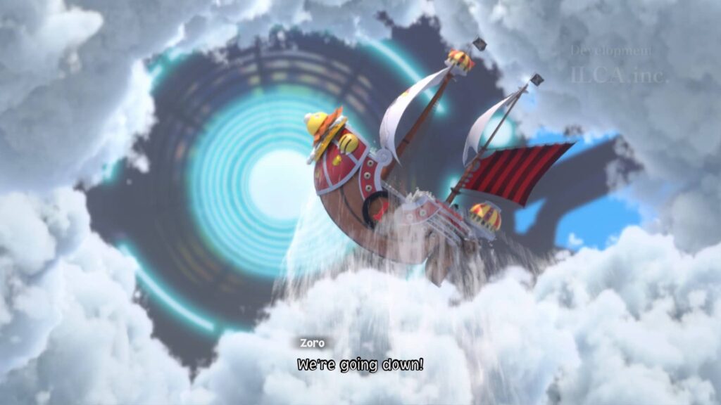 One Piece - Sunny letící v nebesích