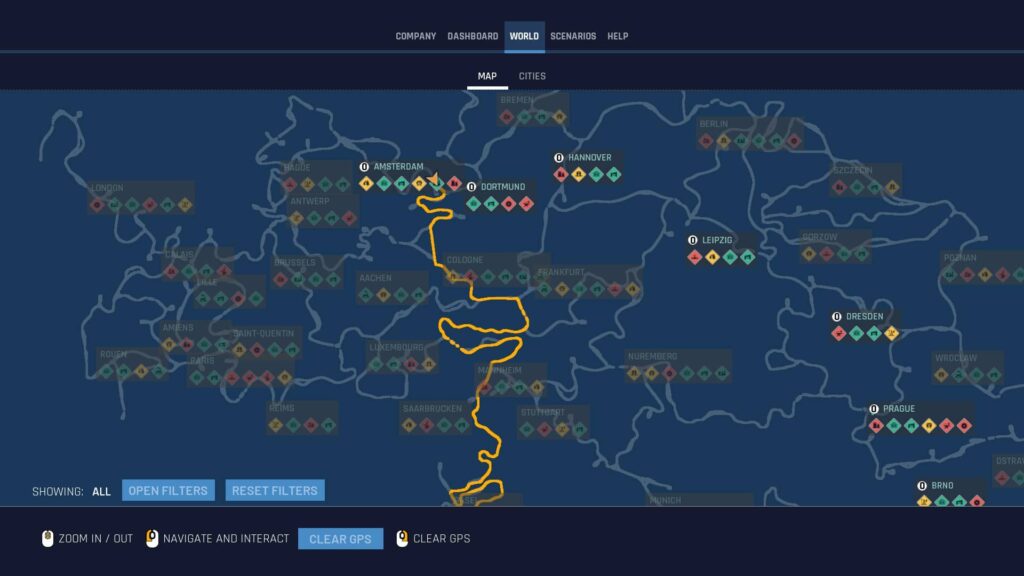 rain Life - A Railway Simulator - mapa