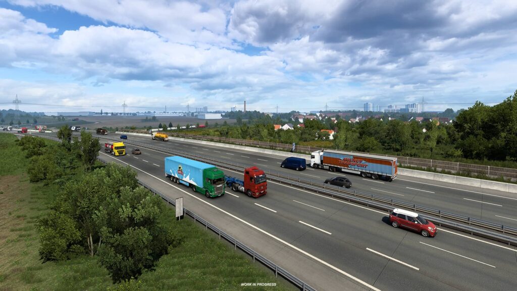 ETS2 - dálnice v Erfurtu