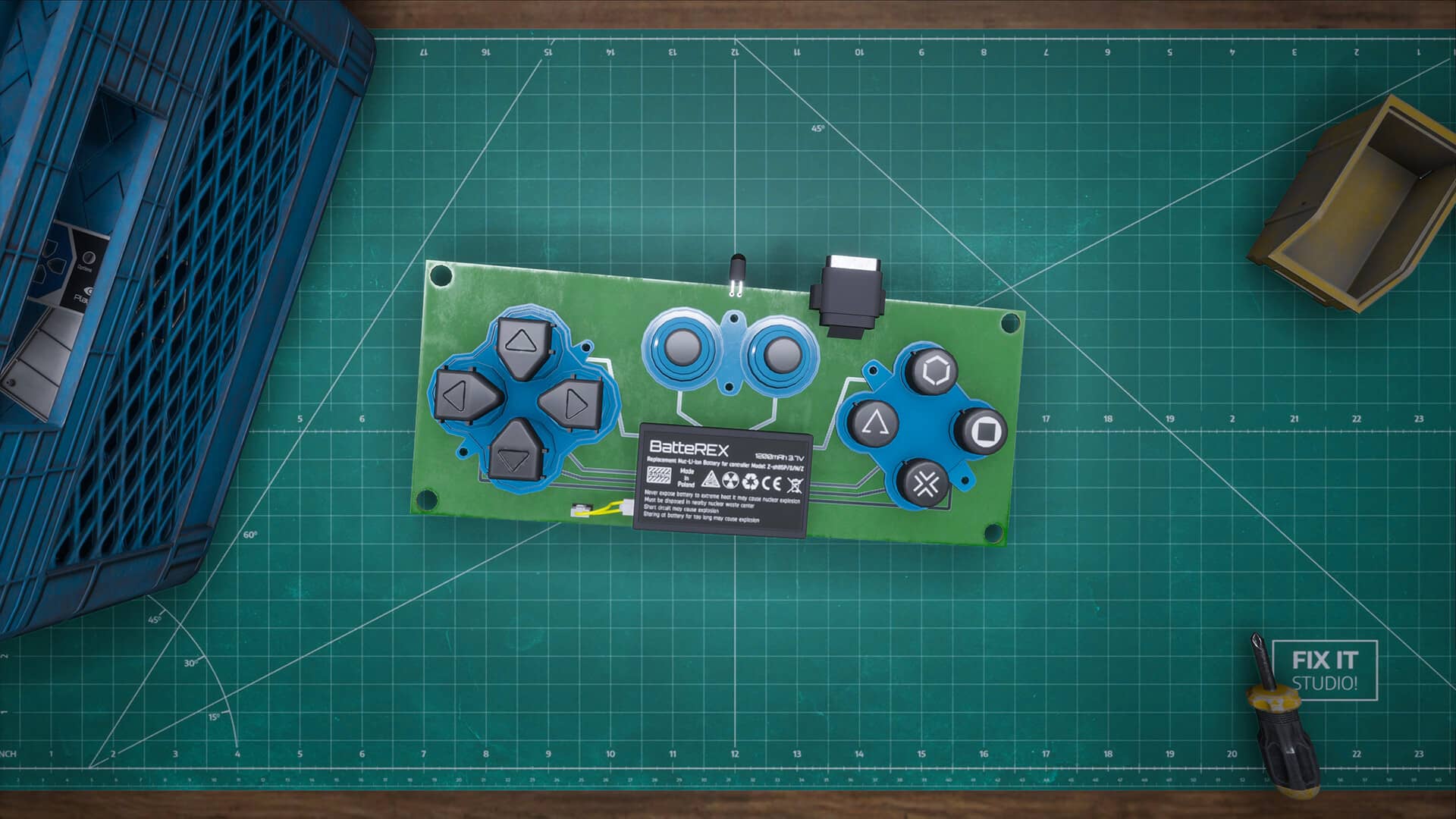 Electrician Simulator - rozdělaný gamepad